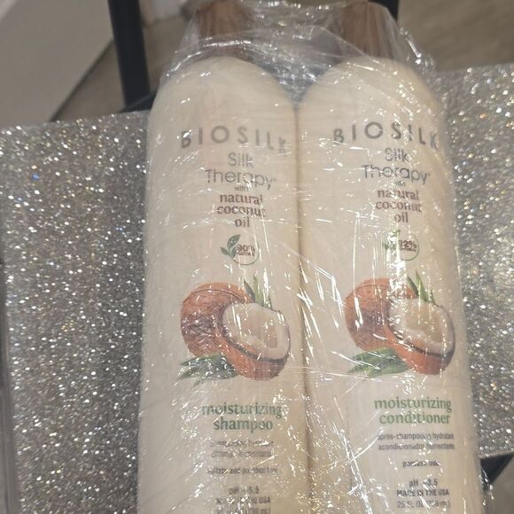 Biosilk Silk Therapy w/ Natural Coconut Oil Shampoo & Conditioner Set - Picture 5 of 5